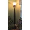 Image 1 : PICKUP IN NORTHFIELD - Like New 72" Tall (18" Shade) Torchiere / Floor Lamp As Shown - See Pics
