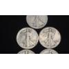 Image 3 : Assorted Years 90% Silver Walking Liberty Half Dollars - Face Value: $3.00