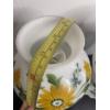 Image 5 : Vintage Milk Glass Hurricane Lamps - Gorgeous Floral - In Working Condition! - 14 inches tall