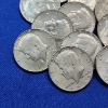 Image 2 : x20 Assorted Years 40% Silver U.S. Kennedy Half Dollars - FV: $10.00