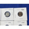 Image 3 : x14 1930's Silver Mercury Dimes FV: $1.40