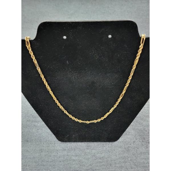 Gorgeous 14K Gold Necklace Weighing 21.4 Grams