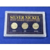 Image 1 : "Silver Nickel Mint Mark Collection" (3) Jefferson Nickels - 1943-P, 1945-D, 1945-S