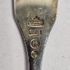 Image 3 : 1955 Anton Michelsen Danish Sterling Silver Enamel Poinsettia Christmas Spoon (45.1g)
