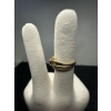 Image 7 : Stunning 14k Gold Ring with Three Stones, Total Weight 4.8g