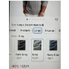 Image 5 : Two New Size Large Mens Jmierr Lightweight Sweaters In Gray & Apricot 