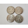 Image 2 : x4 40% Silver Kennedy Half Dollars: 1966, 1967, 1968, 1968 FV: $2.00