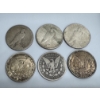 Image 2 : 6 United States Silver Dollars - Guaranteed Authentic - Great Condition