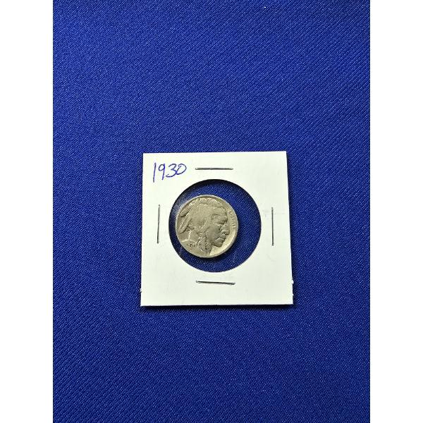 1930 United States Indian Head Buffalo Nickel