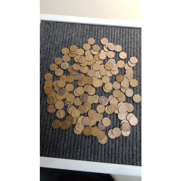 Assorted Unsearched Wheat Pennies Face Value: $1.61