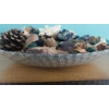 Image 2 : 16" Decorative Aluminum Bowl With Potpourri As shown