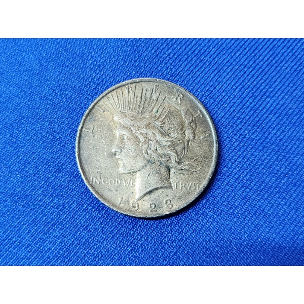 1923 90% Silver Peace Dollar