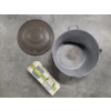 Image 1 : Vintage 17'' Enamelware Kettle With Lid, & White Frost Label Collection 