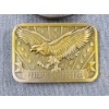 Image 4 : Two Belt Buckles - Frontier Hotel Las Vegas & Freedom is Not Free American Eagle
