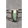 Image 4 : Sterling Silver Bangles With Turquoise & Ring - Size: 8 - Total Weight: 50.5g