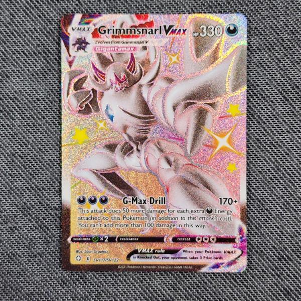 Grimmsnarl VMAX SV117/SV122 Shiny Holo Rare Pokemon Trading Card