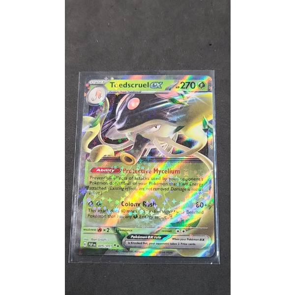 2024 Toedscruel EX 005/091 Double Rare Holo Pokemon Card 