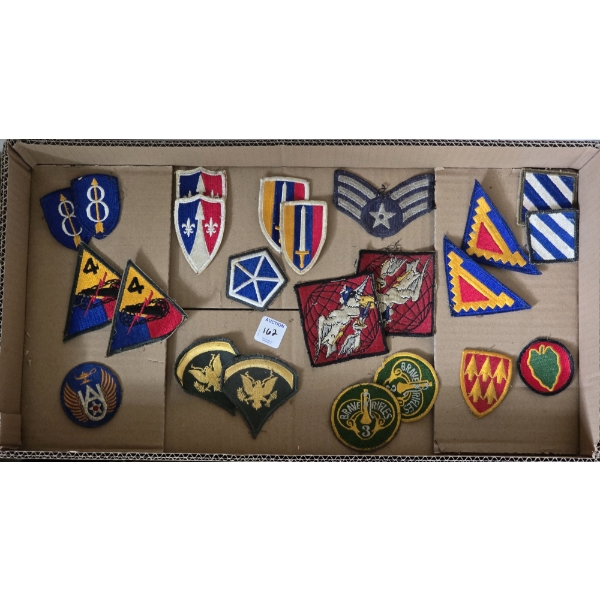 Assorted Military Patches - Mostly WWI and Some Vietnam
