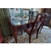 Image 2 : Fine Condition Solid Wood Cherry Finish Queen Anne Desk & Chair As Shown  - Used In Bedroom GEM!