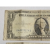 Image 2 : x2 U.S. Blue Seal $1 Silver Certificates: 1935-F and 1957-B