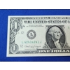 Image 2 : 1988- A U.S. $1 Federal Reserve Note - Fancy Repeater Serial Number L42414241J