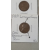 Image 5 : Assorted U.S 1920's Lincoln Wheat Cents Including Broken Rim Error Cent - Face Value: $0.28
