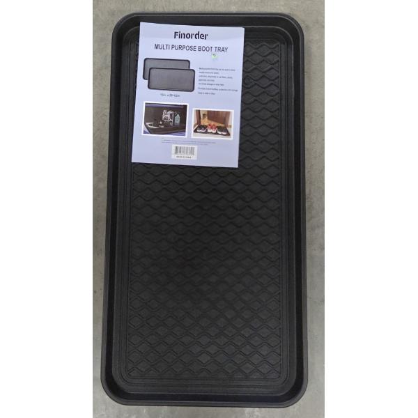 Protect Your Floors! 15''x29 1/2'' New Plastic Multi Purpose Boot Tray 