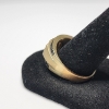 Image 3 : Incredible 10K Gold Men's Ring ft. Black & White Diamonds Size 12 - TW: 6.6g