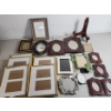 Image 1 : Lot of Assorted Sizes and Shapes Picture Frames and Wall Clock