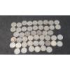 Image 6 : Assorted Barber, Mercury & Roosevelt 90% Silver Dimes In Vintage SOHIO Dime Holder-Face Value: $4.90