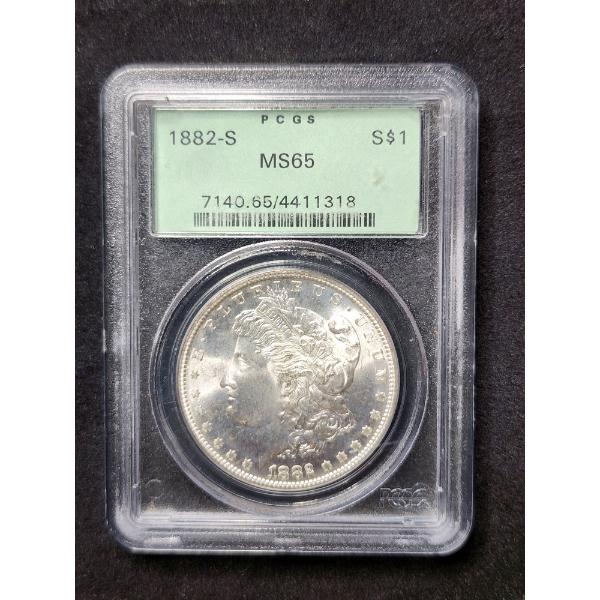 PCGS MS65 1882-S Morgan Silver Dollar - Highly Sought After Early U.S. Silver Dollar