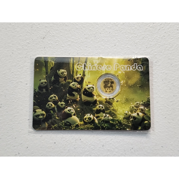 Niue Chinese Panda 2026 1/1000th Troy oz .9999 Fine Gold Round