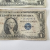 Image 5 : TWO United States Blue Seal *STAR NOTES* $1 Silver Certificates - Face Value $2.00