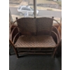 Image 1 : Charming Wicker Set Featuring Two 23"x3ft Chairs & 44"x3ft Loveseat