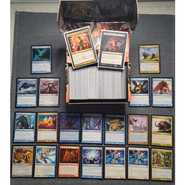 Box Loaded With MTG Magic the Gathering Trading Cards Including Rares, Holos & More!