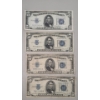 Image 1 : (4) Assorted Series United States $5 Silver Certificates - Face Value: $20.00