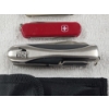 Image 2 : Lot of Assorted Pocket Knives Including Swiss Featuring Case for Multitool Knife