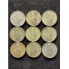 Image 4 : Nine Assorted Silver Wartime Nickels - Face Value $0.45 