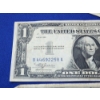 Image 4 : x5 United States $1 Blue Seal Silver Certificates FV: $5.00
