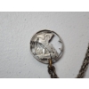Image 3 : Walking Liberty 90% Half Dollar Cutout Coin Pendant on 24" Chain