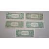 Image 7 : (5) $1 Silver Certificates - Series 1935 E, 1935 H, 1957, 1957 A - Face Value: $5.00
