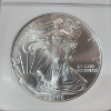Image 2 : 1998 American Silver Eagle $1 - 1 oz .999 Fine Silver - Graded by NGC MS 69