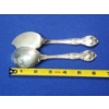 Image 7 : 2 - Gorham Melrose Sterling Silver Scallops Spoons/Serving Utensils - TW: 67.4g