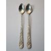 Image 1 : Stieff "Rose" Pattern Sterling Silver Teaspoons TW: ~75.0g - See Description