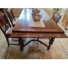Image 14 : *Pick Up At Mantua Home-No Shipping Available* Exquisite Vintage English Tudor Draw Leaf Table That 