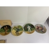 Image 1 : Wizard of Oz Plate Set - Lion - Scarecrow - Tin Man - Dorothy, Toto, & Glinda Musical Plate 