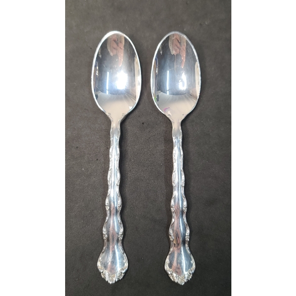 (2) Sterling Silver Reed & Barton Spoons - Total Weight: 71.8g