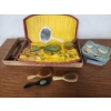 Image 1 : Vintage Vanity Sets and Brushes - Includes 2 Matching Sets with Cases