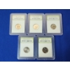 Image 1 : x5 INB Jefferson Nickels Including DCAM Gem Proof, BU, Monticello, Assorted Years