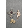 Image 1 : (3) Vintage Brooch Pins